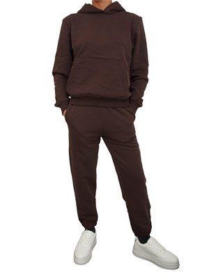 Pantalone tuta Hinnominate donna in cotone marrone in DONNA