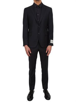 Abito CC Corneliani in lana vergine blu in UOMO