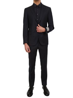 Abito CC Corneliani in lana vergine blu in UOMO