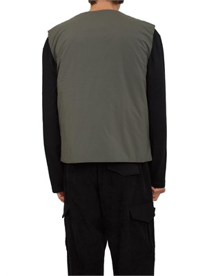 Gilet uomo K-Way modello Valty in nylon verde in UOMO