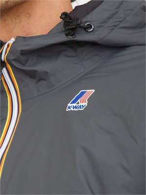 Giubbino unisex Claude K-Way in tessuto grigio in UOMO