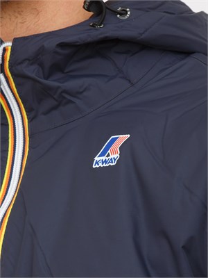 Giubbino unisex Claude K-Way in tessuto blu in UOMO