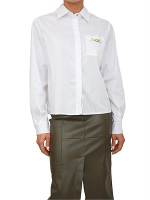Camicia Ercolina Kocca in cotone bianco in DONNA