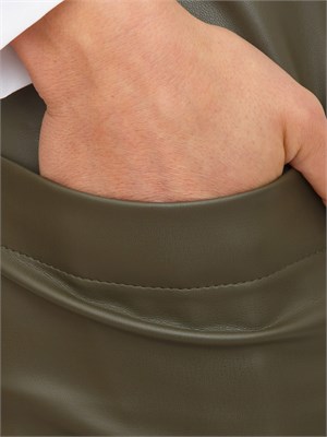 Gonna longuette Maderin Kocca in ecopelle verde in DONNA