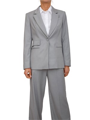 Giacca Amadri Kocca in misto viscosa grigia in DONNA