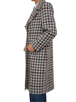 Cappotto Camanto Kocca in misto lana in tartan in DONNA