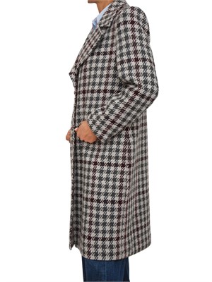 Cappotto Camanto Kocca in misto lana in tartan in DONNA