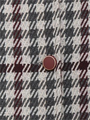 Cappotto Camanto Kocca in misto lana in tartan in DONNA