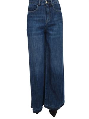 Jeans donna Lullacat di Kocca in denim di cotone blu in DONNA