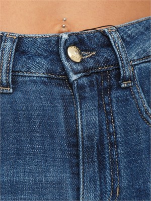 Jeans donna Lullacat di Kocca in denim di cotone blu in DONNA