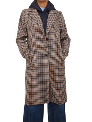 Cappotto Didier di Kocca in pied de poule in DONNA