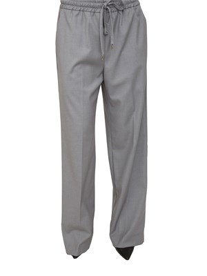 Pantaloni Francisco Kocca in misto viscosa grigia in DONNA