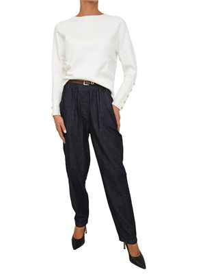 Maglia Arwan Kocca in misto viscosa bianca in DONNA