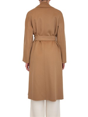 Cappotto midi Cles Max Mara in doppio drap di lana cammello in DONNA