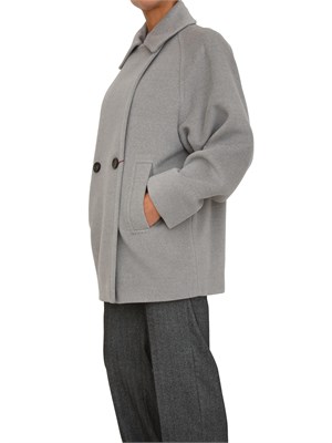 Giaccone Ariano Max Mara caban doppiopetto grigio in DONNA