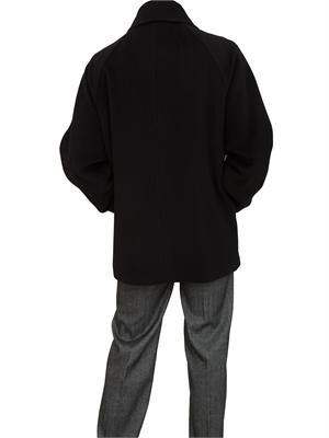 Giaccone caban Ariano Max Mara doppiopetto nero in DONNA