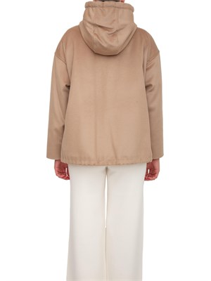 Giaccone  Derris Max Mara in lana cammello e piumino interno leggero e rimovibile in DONNA