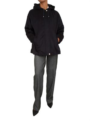 Giaccone  Derris Max Mara in lana blu e piumino interno leggero e rimovibile in DONNA