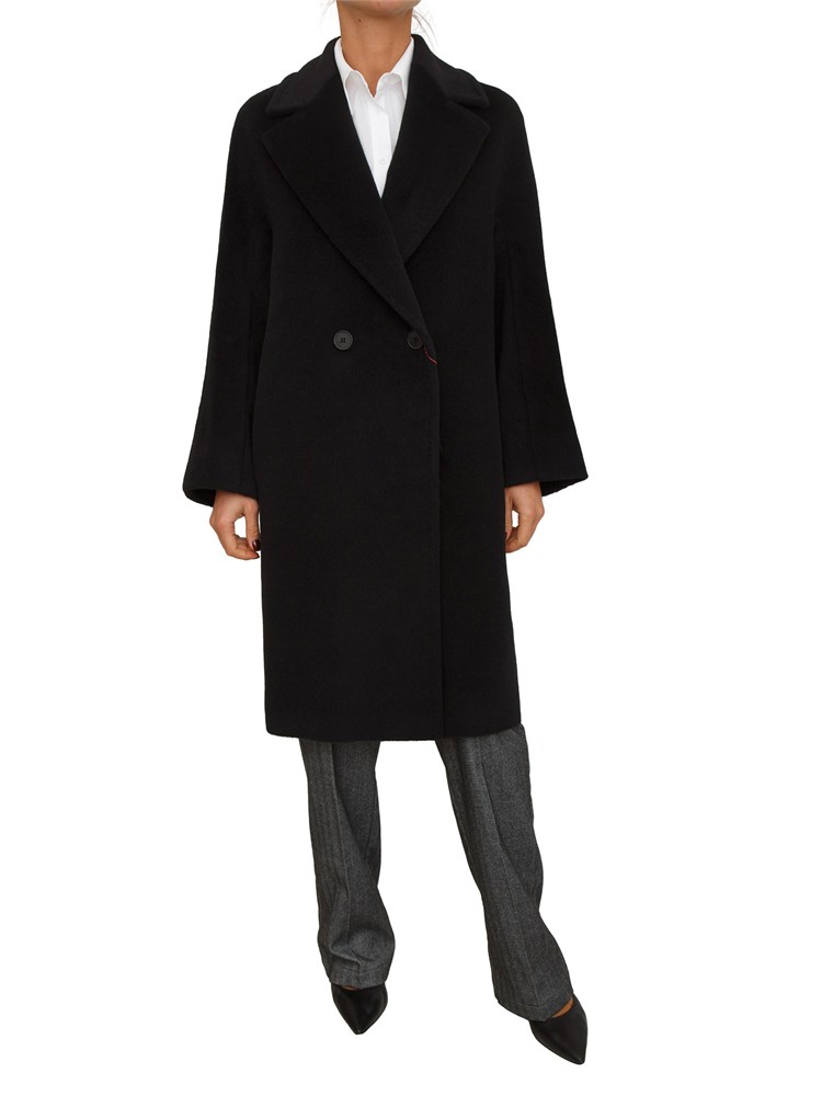Cappotto donna Tokio Max Mara in lana nera