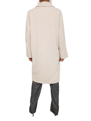 Cappotto donna Tokio Max Mara in lana bianco panna in DONNA