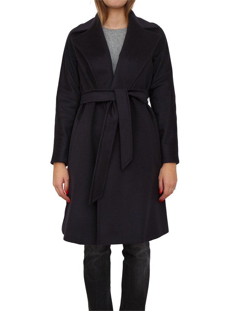 Cappotto Dravenna di Max Mara in pura lana blu