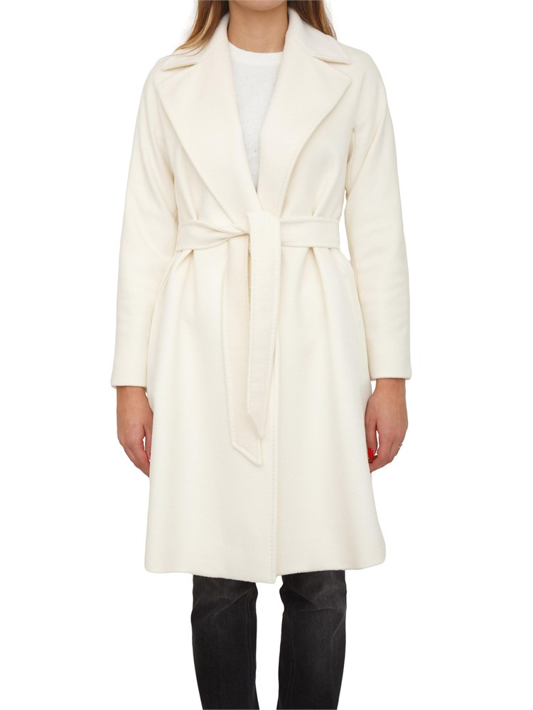 Cappotto Dravenna di Max Mara in pura lana bianca