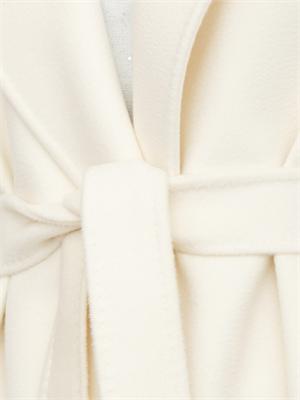 Cappotto Dravenna di Max Mara in pura lana bianca in DONNA