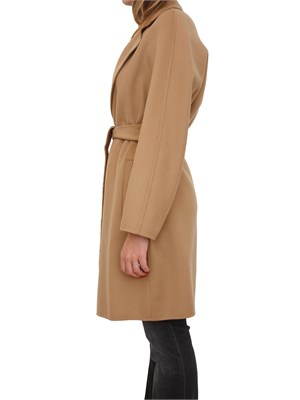 Cappotto Ajaccio Max Mara in lana, seta e cashmere cammello in DONNA