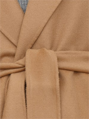 Cappotto Ajaccio Max Mara in lana, seta e cashmere cammello in DONNA