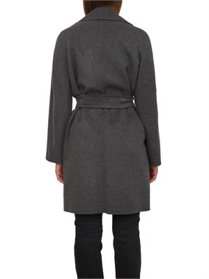 Cappotto Ajaccio Max Mara in lana, seta e cashmere grigio in DONNA