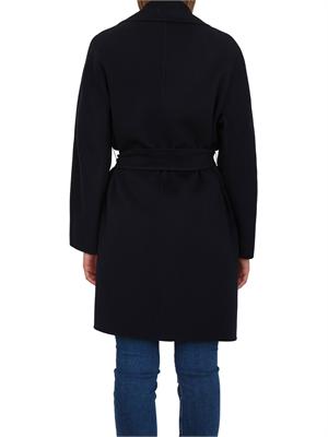 Cappotto Ajaccio Max Mara in lana, seta e cashmere blu in DONNA