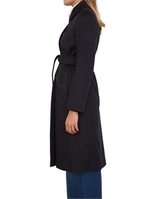 Cappotto Bcollag Max Mara in pura lana blu in DONNA