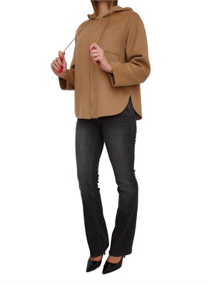 Giaccone Mina di Max Mara in lana, cashmere e seta cammello in DONNA
