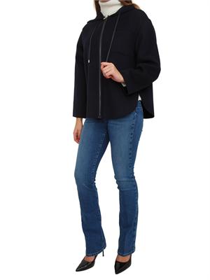 Giaccone Mina di Max Mara in lana, cashmere e seta blu in DONNA