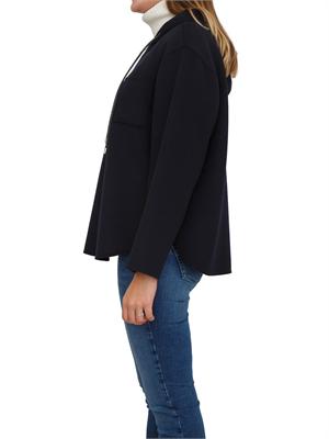 Giaccone Mina di Max Mara in lana, cashmere e seta blu in DONNA