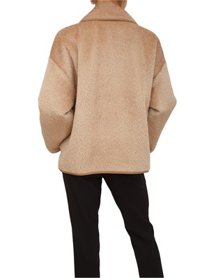 Giaccone Vadet Max Mara in alpaca cammello in DONNA