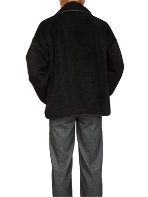 Giaccone Vadet Max Mara in alpaca nera in DONNA