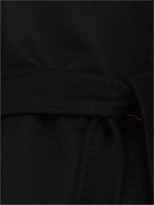 Cappotto doppiopetto Pausa di Max Mara in lana nera in DONNA