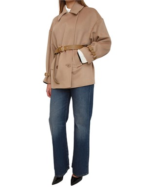 Cappotto doppiopetto Pausa di Max Mara in lana cammello in DONNA
