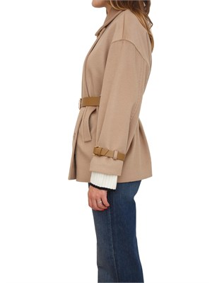 Cappotto doppiopetto Pausa di Max Mara in lana cammello in DONNA
