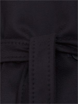 Cappotto doppiopetto Pausa di Max Mara in lana blu in DONNA