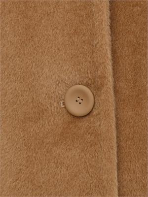 Cappotto Caladio di Max Mara in lana e alpaca cammello in DONNA