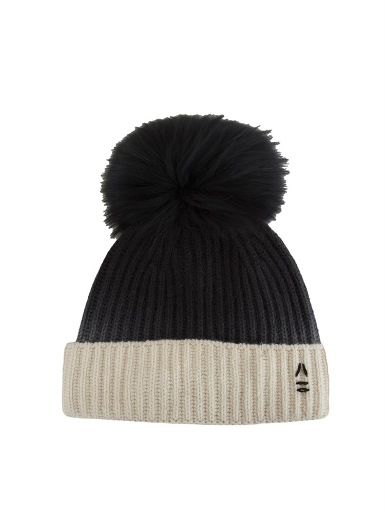 Cuffia Alexa Fairchild in cashmere bianco