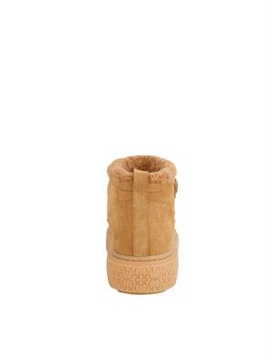 Stivali Yoko 22 Pinko in pelle scamosciata cammello in DONNA
