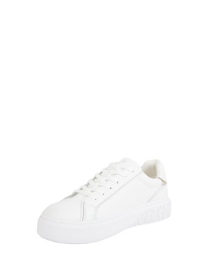 Sneakers Pinko Yoko 01 in pelle bianca in DONNA