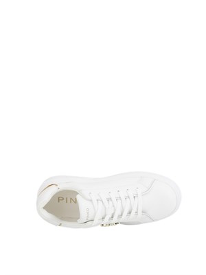 Sneakers Pinko Yoko 01 in pelle bianca in DONNA