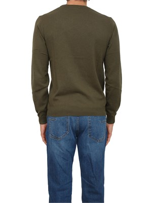 Maglia uomo Sun68 in lana e cotone verde in UOMO