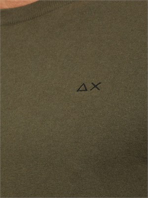 Maglia uomo Sun68 in lana e cotone verde in UOMO