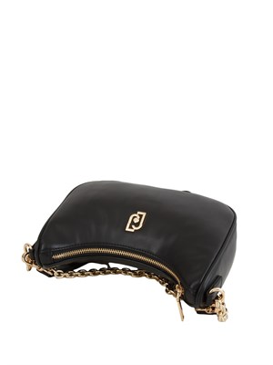 Borsa Liu Jo in ecopelle nera con pouch portaoggetti in DONNA