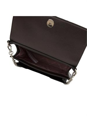 Borsa a tracolla Liu Jo in ecopelle grigia e catena argento in DONNA